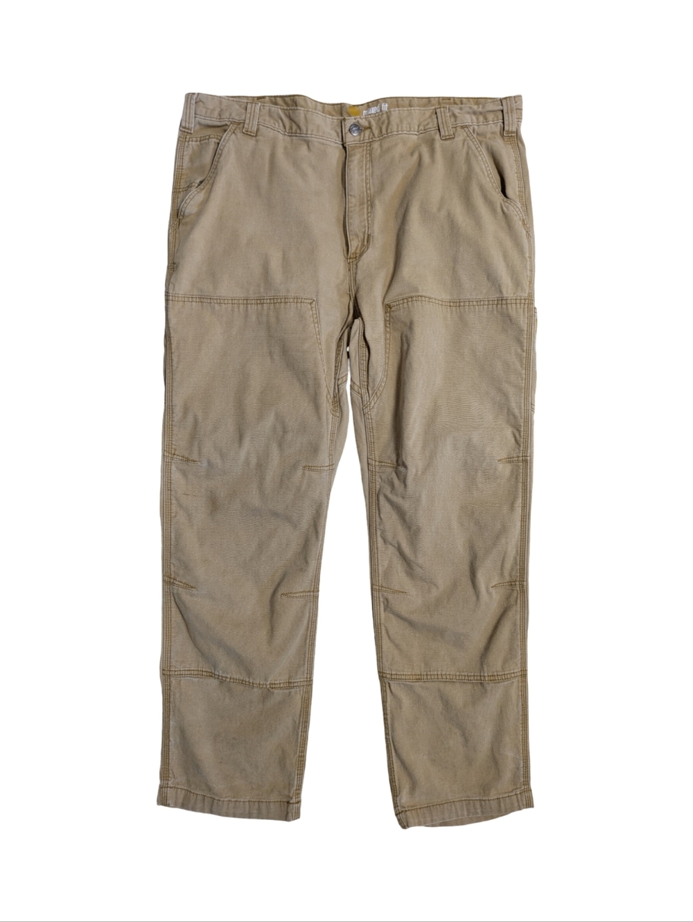 Carhartt 42x32 Double Knee Relaxed Fit Men's Chino Work Pants *Fair Condition*